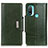 Custodia Portafoglio In Pelle Cover con Supporto M01L per Motorola Moto E20 Verde