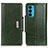 Custodia Portafoglio In Pelle Cover con Supporto M01L per Motorola Moto Edge 20 5G Verde