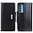 Custodia Portafoglio In Pelle Cover con Supporto M01L per Motorola Moto Edge 20 Pro 5G Nero