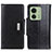 Custodia Portafoglio In Pelle Cover con Supporto M01L per Motorola Moto Edge 40 5G Nero