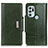 Custodia Portafoglio In Pelle Cover con Supporto M01L per Motorola Moto G60s Verde