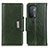 Custodia Portafoglio In Pelle Cover con Supporto M01L per OnePlus Nord N200 5G Verde