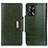 Custodia Portafoglio In Pelle Cover con Supporto M01L per Oppo A74 4G Verde