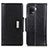 Custodia Portafoglio In Pelle Cover con Supporto M01L per Oppo F19 Pro Nero