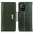 Custodia Portafoglio In Pelle Cover con Supporto M01L per Oppo F19 Pro+ Plus 5G Verde