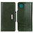 Custodia Portafoglio In Pelle Cover con Supporto M01L per Samsung Galaxy F42 5G Verde