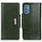 Custodia Portafoglio In Pelle Cover con Supporto M01L per Samsung Galaxy M52 5G Verde