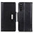 Custodia Portafoglio In Pelle Cover con Supporto M01L per Sony Xperia 10 III Nero