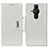 Custodia Portafoglio In Pelle Cover con Supporto M01L per Sony Xperia PRO-I Bianco