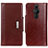 Custodia Portafoglio In Pelle Cover con Supporto M01L per Sony Xperia PRO-I Marrone