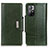 Custodia Portafoglio In Pelle Cover con Supporto M01L per Xiaomi Poco M4 Pro 5G Verde