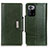 Custodia Portafoglio In Pelle Cover con Supporto M01L per Xiaomi Poco X3 GT 5G Verde