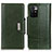 Custodia Portafoglio In Pelle Cover con Supporto M01L per Xiaomi Redmi 10 (2022) Verde