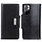 Custodia Portafoglio In Pelle Cover con Supporto M01L per Xiaomi Redmi Note 11 5G Nero