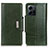 Custodia Portafoglio In Pelle Cover con Supporto M01L per Xiaomi Redmi Note 12 4G Verde