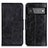 Custodia Portafoglio In Pelle Cover con Supporto M02L per Google Pixel 6 Pro 5G Nero