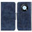 Custodia Portafoglio In Pelle Cover con Supporto M02L per Huawei Enjoy 50 Pro Blu