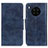 Custodia Portafoglio In Pelle Cover con Supporto M02L per Huawei Honor 50 Lite Blu