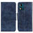 Custodia Portafoglio In Pelle Cover con Supporto M02L per Motorola Moto E13 Blu