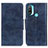 Custodia Portafoglio In Pelle Cover con Supporto M02L per Motorola Moto E20 Blu