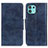 Custodia Portafoglio In Pelle Cover con Supporto M02L per Motorola Moto Edge 20 Lite 5G Blu