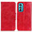 Custodia Portafoglio In Pelle Cover con Supporto M02L per Motorola Moto Edge 30 5G Rosso