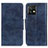 Custodia Portafoglio In Pelle Cover con Supporto M02L per Motorola Moto Edge 40 Pro 5G Blu