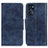 Custodia Portafoglio In Pelle Cover con Supporto M02L per Motorola Moto G 5G (2022) Blu