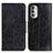 Custodia Portafoglio In Pelle Cover con Supporto M02L per Motorola Moto G Stylus (2022) 5G Nero