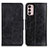 Custodia Portafoglio In Pelle Cover con Supporto M02L per Motorola Moto G42 Nero