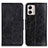 Custodia Portafoglio In Pelle Cover con Supporto M02L per Motorola Moto G53 5G Nero