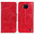 Custodia Portafoglio In Pelle Cover con Supporto M02L per Nokia C20 Plus Rosso