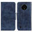 Custodia Portafoglio In Pelle Cover con Supporto M02L per Nokia C200 Blu