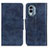 Custodia Portafoglio In Pelle Cover con Supporto M02L per Nokia X30 5G Blu