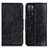 Custodia Portafoglio In Pelle Cover con Supporto M02L per Oppo A53s 5G Nero