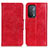 Custodia Portafoglio In Pelle Cover con Supporto M02L per Oppo A93 5G Rosso