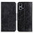 Custodia Portafoglio In Pelle Cover con Supporto M02L per Oppo F21s Pro 4G Nero