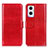 Custodia Portafoglio In Pelle Cover con Supporto M02L per Oppo F21s Pro 5G Rosso