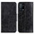 Custodia Portafoglio In Pelle Cover con Supporto M02L per Oppo K9 5G Nero