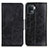 Custodia Portafoglio In Pelle Cover con Supporto M02L per Oppo Reno5 F Nero