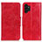 Custodia Portafoglio In Pelle Cover con Supporto M02L per Samsung Galaxy A13 4G Rosso