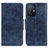 Custodia Portafoglio In Pelle Cover con Supporto M02L per Xiaomi Mi 11T 5G Blu