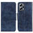 Custodia Portafoglio In Pelle Cover con Supporto M02L per Xiaomi Poco X4 GT 5G Blu