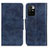 Custodia Portafoglio In Pelle Cover con Supporto M02L per Xiaomi Redmi 10 (2022) Blu