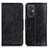 Custodia Portafoglio In Pelle Cover con Supporto M02L per Xiaomi Redmi 11 Prime 4G Nero