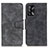 Custodia Portafoglio In Pelle Cover con Supporto M03L per Oppo A74 4G Nero