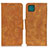 Custodia Portafoglio In Pelle Cover con Supporto M03L per Samsung Galaxy F42 5G Khaki