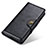 Custodia Portafoglio In Pelle Cover con Supporto M03L per Samsung Galaxy S21 Ultra 5G Nero