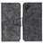 Custodia Portafoglio In Pelle Cover con Supporto M03L per Samsung Galaxy XCover 5 SM-G525F Nero