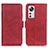 Custodia Portafoglio In Pelle Cover con Supporto M03L per Xiaomi Mi 12 Pro 5G Rosso